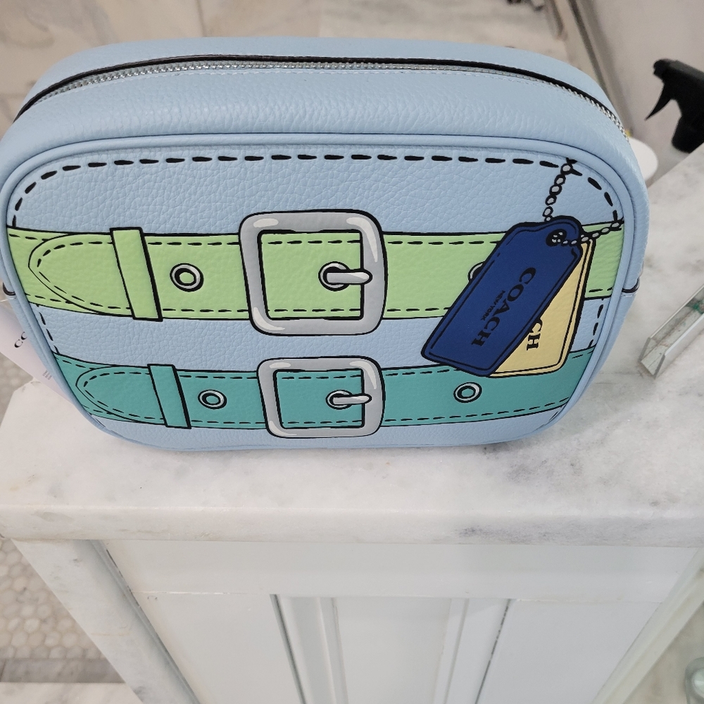 100 percent Authentic Coach Leather Trmp Loleil Jamie Crossbody
